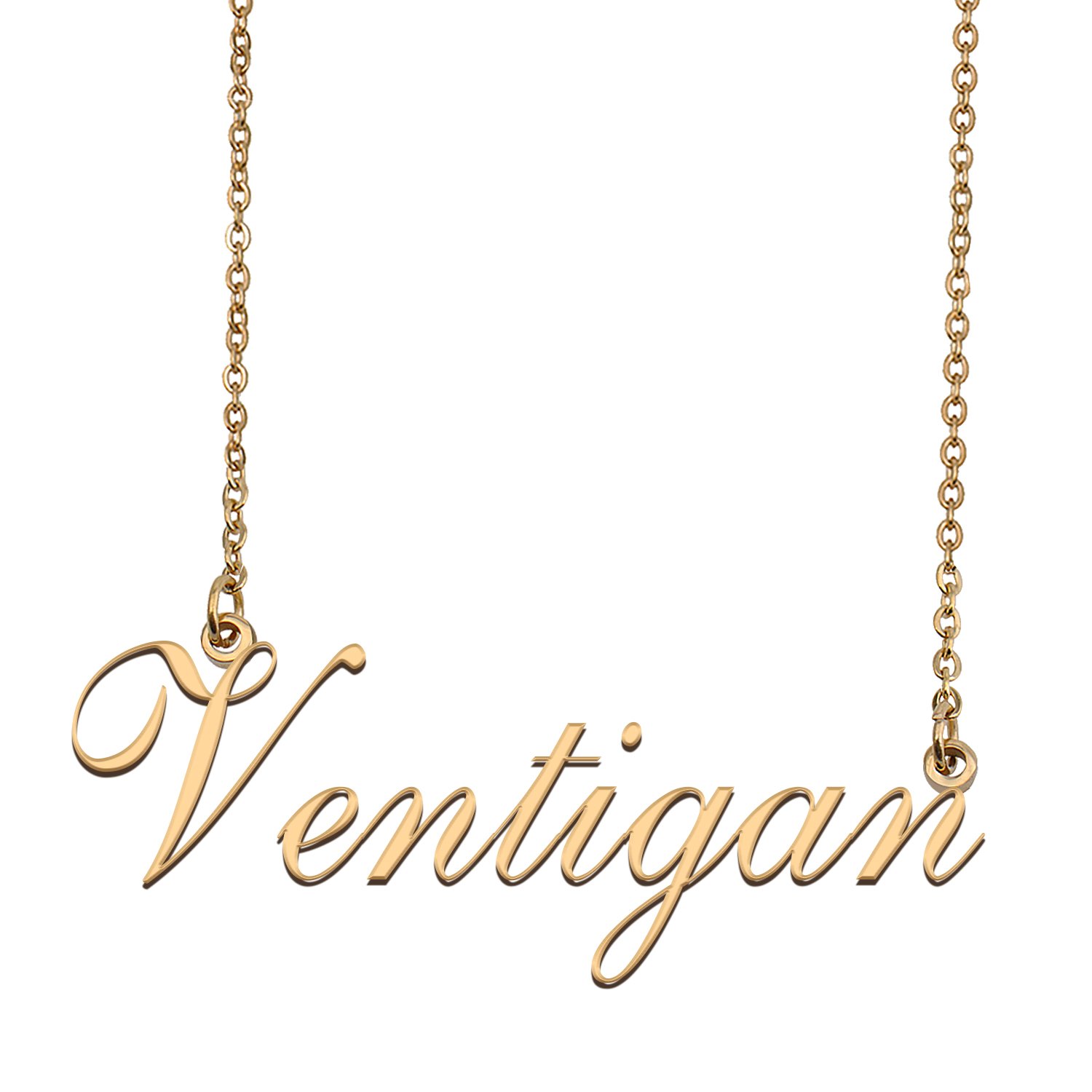 Custom Personalized Name Necklace in Golden Silver for Women Ventigan