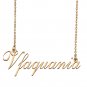 Custom Personalized Name Necklace in Golden Silver for Women Vfaquania
