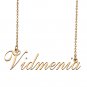 Custom Personalized Name Necklace in Golden Silver for Women Vidmenia