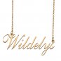 Custom Personalized Name Necklace in Golden Silver for Women Wildelys