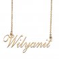 Custom Personalized Name Necklace in Golden Silver for Women Wilyanit
