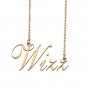 Custom Personalized Name Necklace in Golden Silver for Women Wizz