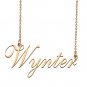 Custom Personalized Name Necklace in Golden Silver for Women Wynter