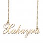 Custom Personalized Name Necklace in Golden Silver for Women Xakayra