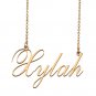 Custom Personalized Name Necklace in Golden Silver for Women Xylah