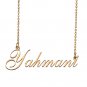 Custom Personalized Name Necklace in Golden Silver for Women Yahmani