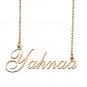 Custom Personalized Name Necklace in Golden Silver for Women Yahnaa