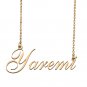 Custom Personalized Name Necklace in Golden Silver for Women Yaremi
