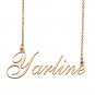 Custom Personalized Name Necklace in Golden Silver for Women Yarline