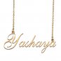 Custom Personalized Name Necklace in Golden Silver for Women Yashaya