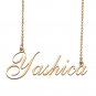 Custom Personalized Name Necklace in Golden Silver for Women Yashica