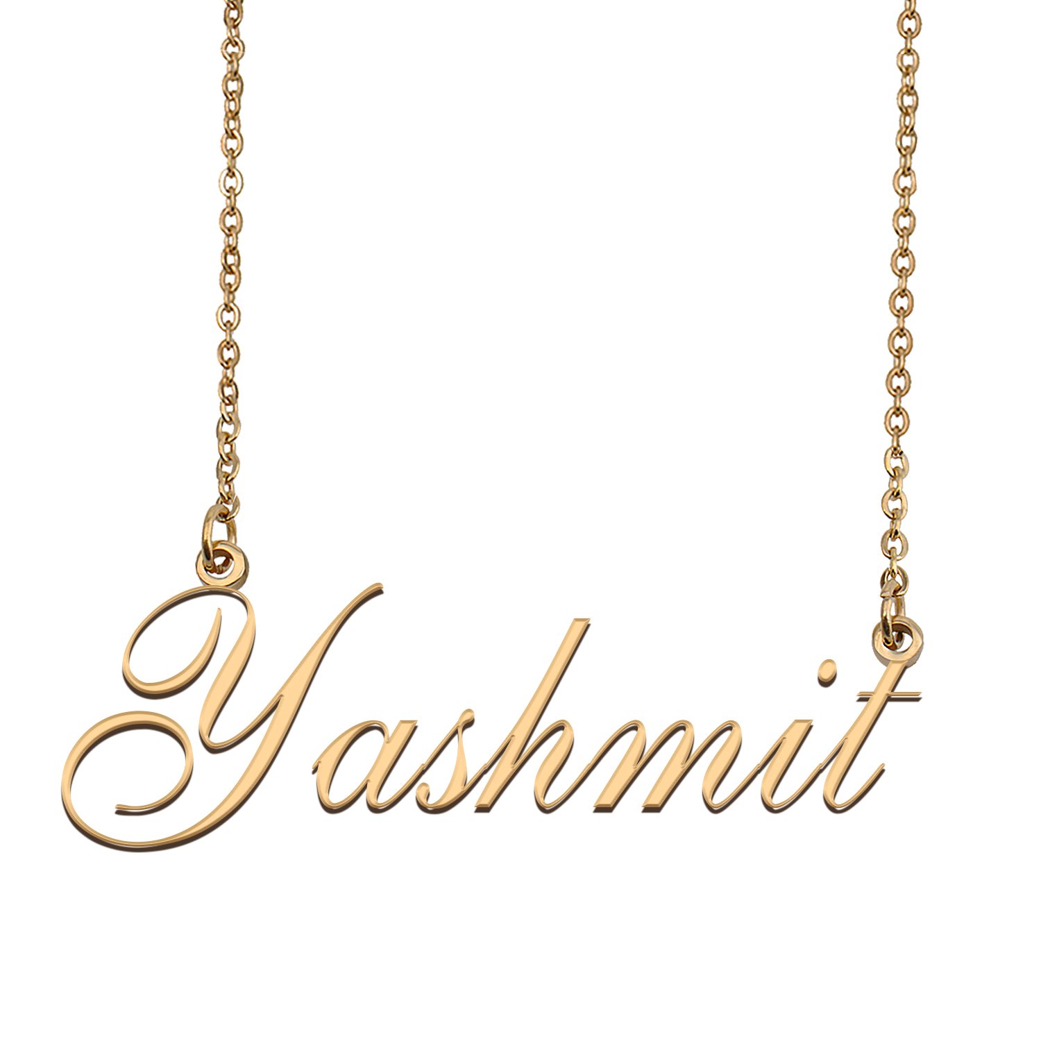 Custom Personalized Name Necklace in Golden Silver for Women Yashmit
