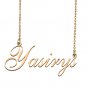 Custom Personalized Name Necklace in Golden Silver for Women Yasirys