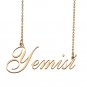 Custom Personalized Name Necklace in Golden Silver for Women Yemisi