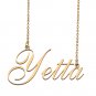 Custom Personalized Name Necklace in Golden Silver for Women Yetta