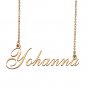Custom Personalized Name Necklace in Golden Silver for Women Yohanna