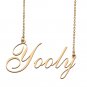 Custom Personalized Name Necklace in Golden Silver for Women Yooly