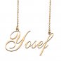 Custom Personalized Name Necklace in Golden Silver for Women Yosef