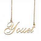 Custom Personalized Name Necklace in Golden Silver for Women Yosset
