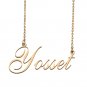 Custom Personalized Name Necklace in Golden Silver for Women Yosset