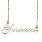 Custom Personalized Name Necklace in Golden Silver for Women Yovannie