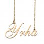 Custom Personalized Name Necklace in Golden Silver for Women Yrha