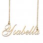 Custom Personalized Name Necklace in Golden Silver for Women Ysabella