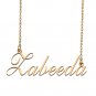 Custom Personalized Name Necklace in Golden Silver for Women Zabeeda