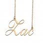 Custom Personalized Name Necklace in Golden Silver for Women Zac