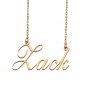 Custom Personalized Name Necklace in Golden Silver for Women Zack
