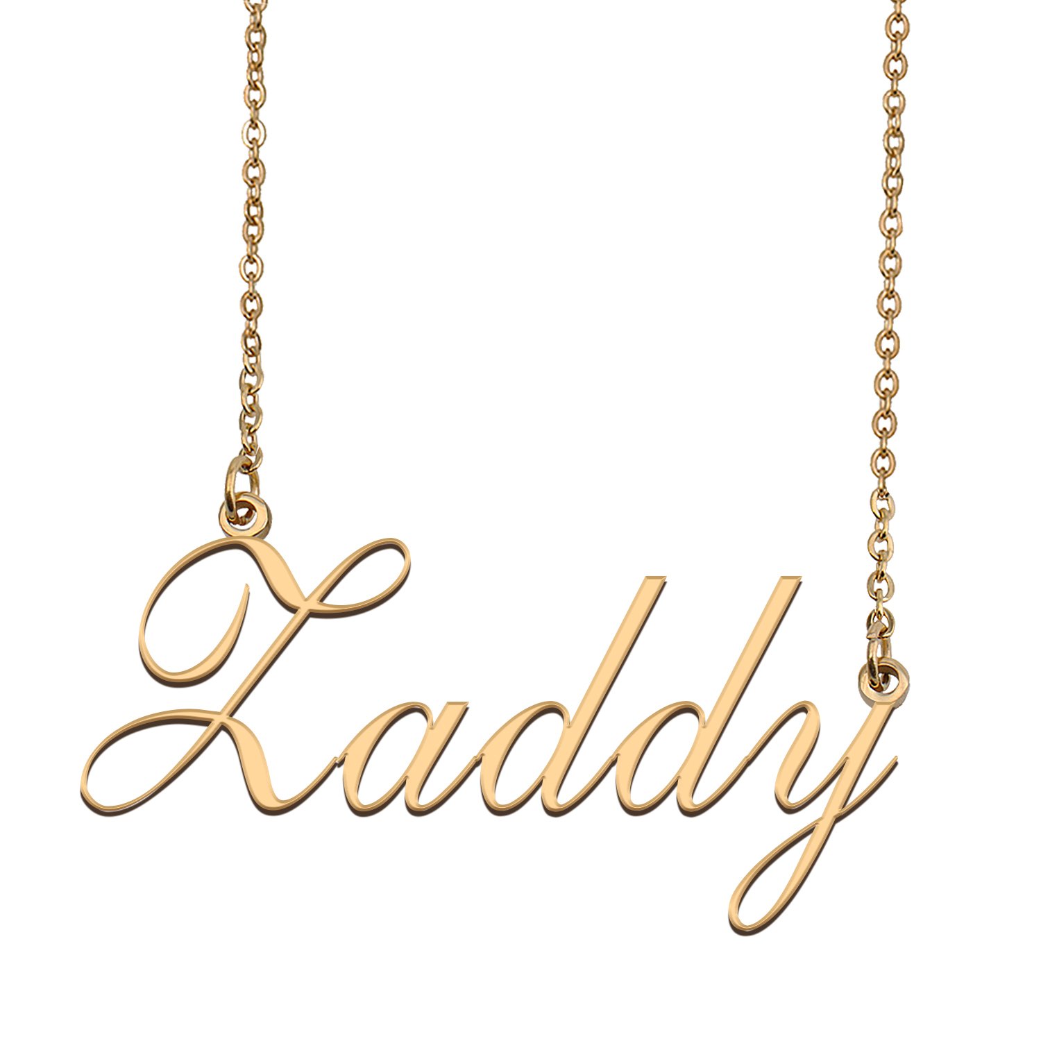 Custom Personalized Name Necklace in Golden Silver for Women Zaddy