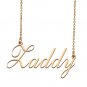 Custom Personalized Name Necklace in Golden Silver for Women Zaddy
