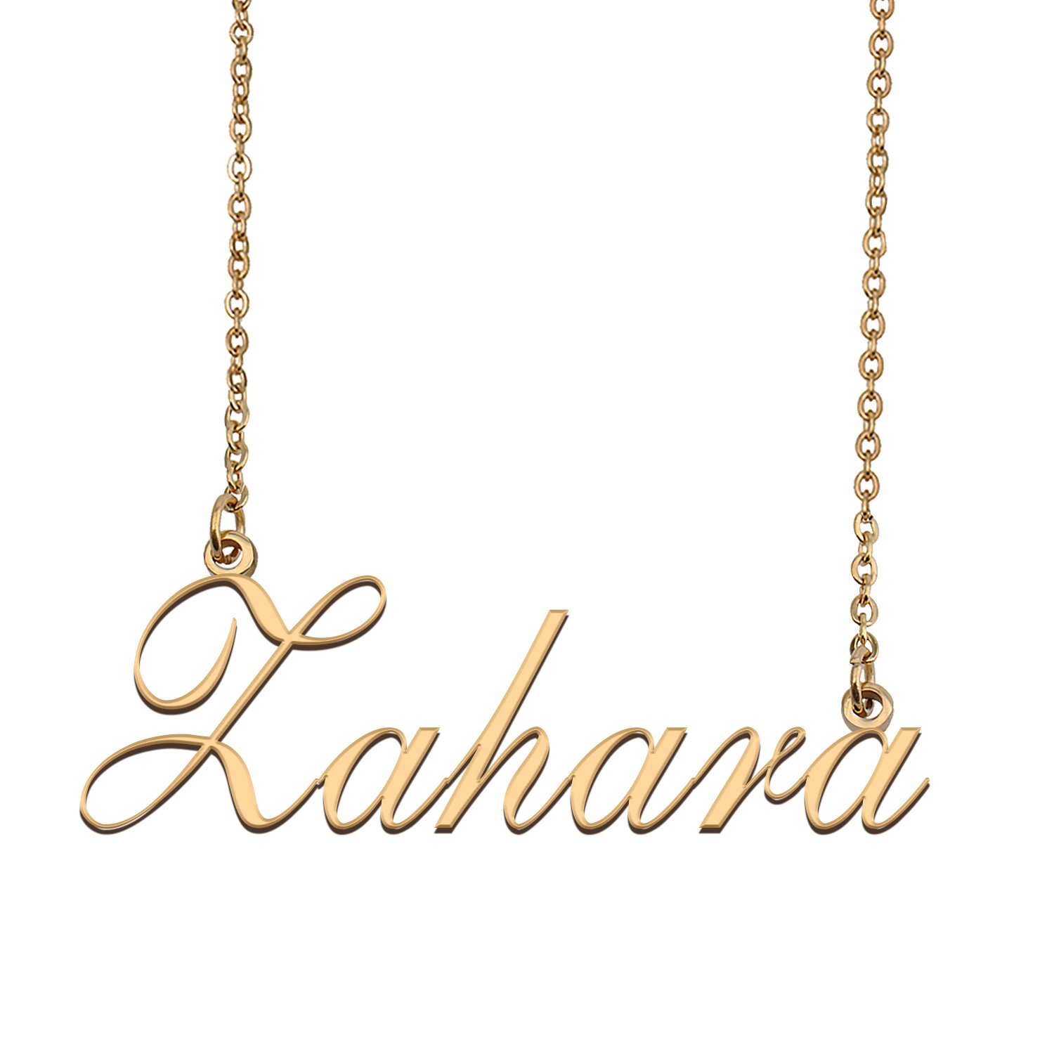 Custom Personalized Name Necklace in Golden Silver for Women Zahara