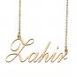 Custom Personalized Name Necklace in Golden Silver for Women Zahir