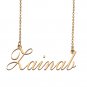 Custom Personalized Name Necklace in Golden Silver for Women Zainab