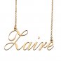 Custom Personalized Name Necklace in Golden Silver for Women Zaire