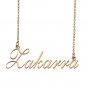 Custom Personalized Name Necklace in Golden Silver for Women Zakarra