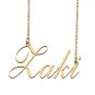 Custom Personalized Name Necklace in Golden Silver for Women Zaki