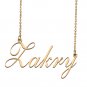 Custom Personalized Name Necklace in Golden Silver for Women Zakry