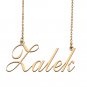 Custom Personalized Name Necklace in Golden Silver for Women Zalek