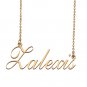 Custom Personalized Name Necklace in Golden Silver for Women Zalexis