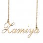 Custom Personalized Name Necklace in Golden Silver for Women Zamiya