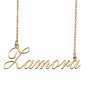 Custom Personalized Name Necklace in Golden Silver for Women Zamora