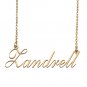 Custom Personalized Name Necklace in Golden Silver for Women Zandrell