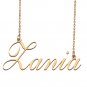 Custom Personalized Name Necklace in Golden Silver for Women Zania
