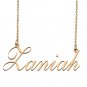 Custom Personalized Name Necklace in Golden Silver for Women Zaniah