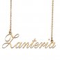 Custom Personalized Name Necklace in Golden Silver for Women Zanteria