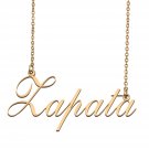 Custom Personalized Name Necklace in Golden Silver for Women Zapata