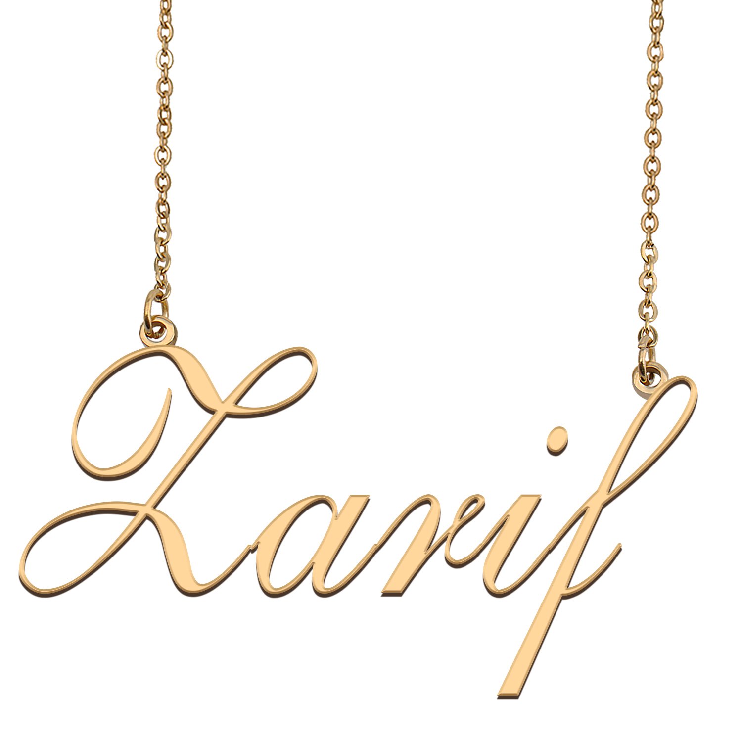 Custom Personalized Name Necklace in Golden Silver for Women Zarif