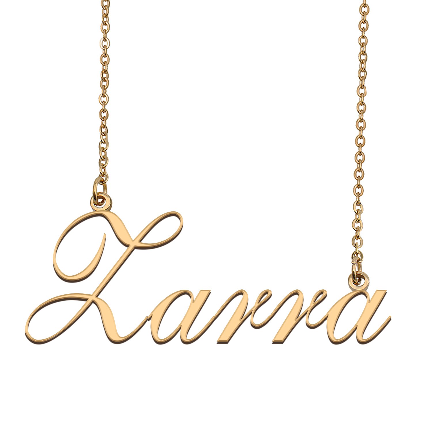 Custom Personalized Name Necklace in Golden Silver for Women Zarra